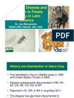 Zebra Chip Disease: Identification, Epidemiology, Control and Threat To Latin American Potato Industry (PowerPoint - Part1)