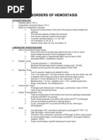 116 - Disorders of Hemostasis