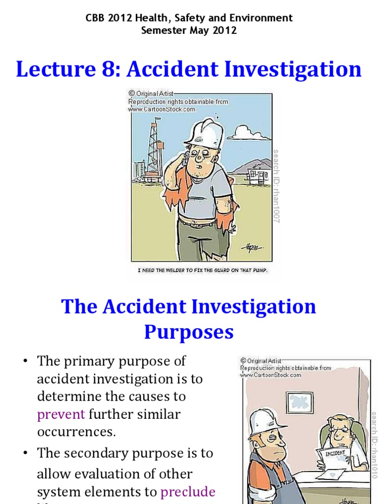 Accident Investigation - 2012 | PDF | Career & Growth | Computers