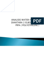 Water Hammer Diantara 2 Elbow Pada Pipa