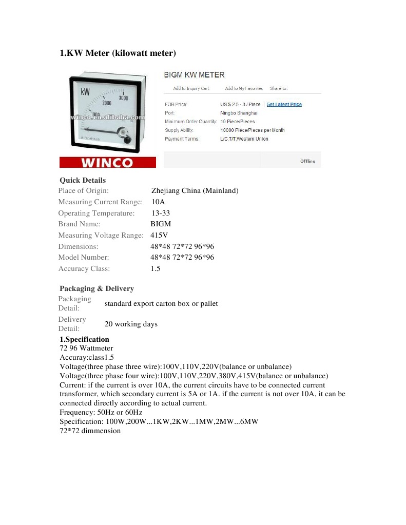 A Comprehensive Overview of KW Meters and KWH Meters for Electricity ...