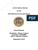 OMCB Report 20 2012