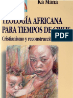 Ka Mana - Teologia Africana para Tiempos de Crisis