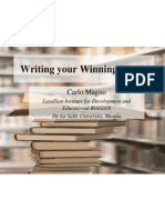 Writing Your Winning Thesis