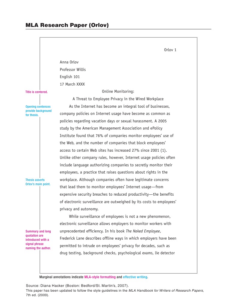 help with mla research paper