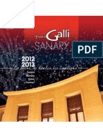 Programme Theatre Galli, Sanary Sur Mer 2012-13 Season