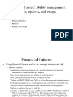 Techniques of Asset/liability Management: Futures, Options, and Swaps