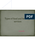 Types of Food and Beverage Services