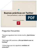 Buenas prácticas en Twitter para periodistas y salas de redacción