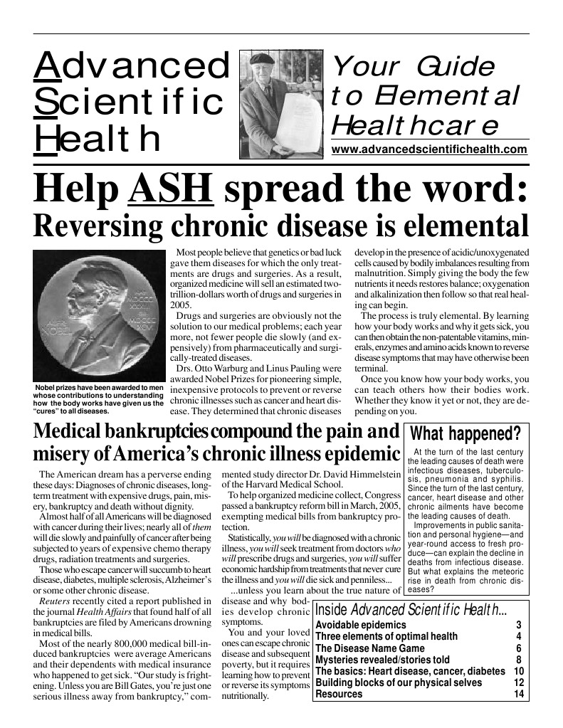 Advanced Scientific Health PDF Vitamin C Insulin