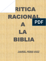 Crítica Racional, A La Biblia