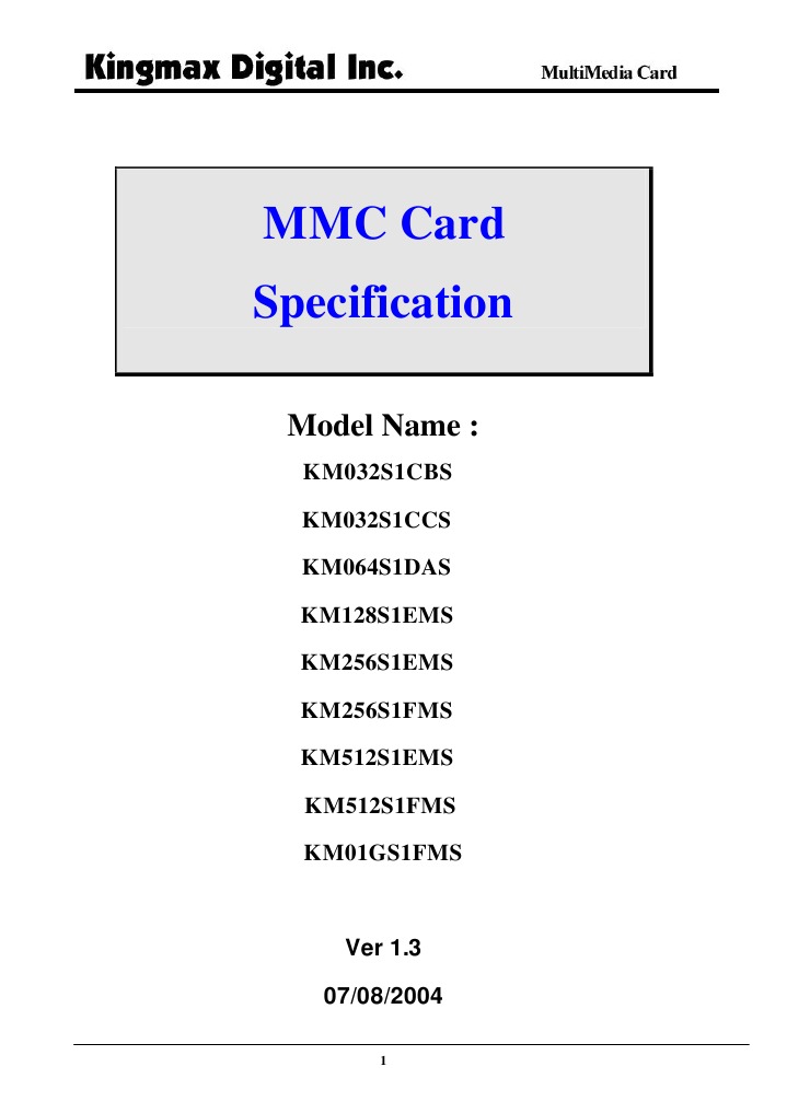 MMC | PDF