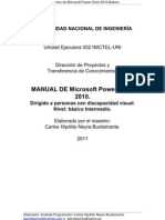 Manual Técnico de MS Power Point 2010 Básico