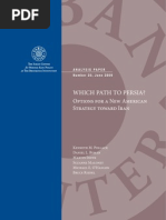Brookings Institution's "Which Path To Persia?" Report