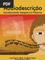 Livro Audiodescricao Transformando Imagens Em Palavras