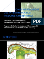 Adaptaciones Fisiologicas Del Intestino de Los Insectos A Herbivoria