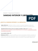 Sesión 01 - Sanidad Interior y Liberación - RH