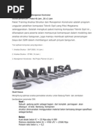 Download Analisa Struktur Dan Manajemen Kontruksi by Sinichi Kudo SN108926059 doc pdf