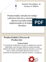 Métodos de Trabajo en La Industria Petrolera