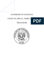 Handbook of Louisiana Court of Appeal Third Circuit Procedure