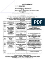 II SEMINARIO DE ESTUDIANTES DE CIENCIA POLÍTICA DE LA UACM-SLT. Programa