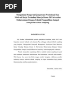 Stratified Random Sampling