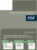 Managing Production and ServiceOperations
