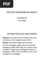 Download METODE PENGAMBILAN SAMPEL by Gilang Pandu Palagan SN108949769 doc pdf