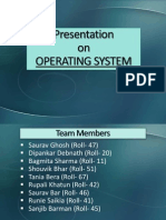 Presentation On Operating System