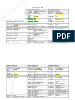 ICT Schedule