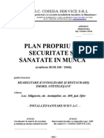 Plan Propriu SSM Sanitare Si Hvac Coseda