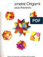 3D Geometric Origami - Modular Polyhedra