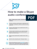 How To Make A Skype Audio Conference Call