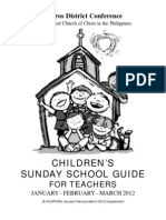 Children's Sunday School Material - January-February-March 2012