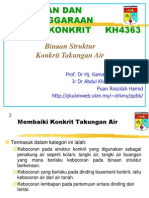 Membaiki Konkrit Takungan Air