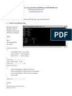 Seri C++ Lanjutan Array Dan Struct (Studi Kasus Teknik Bubble Sort)