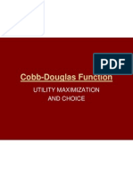 Cobb Douglas Function