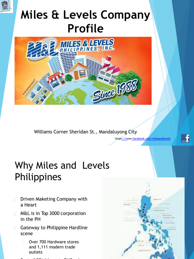 Miles and Levels Company Profile.pdf | PDF | Trade | Hardware Store