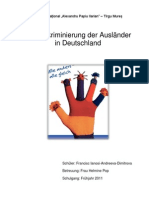 Die Diskriminierung der Ausländer in Deutschland