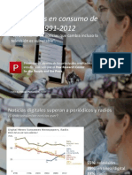 Tendencias en consumo de noticias 1991-2012