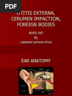 Download Otitis Externa Ppt by Kesha Lemons-Price SN109015621 doc pdf