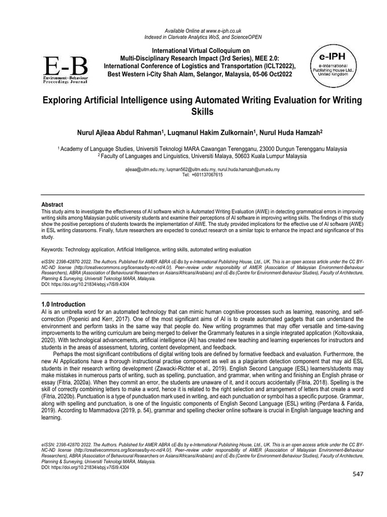 Exploring Artificial Intelligence using Automated.pdf | PDF | Writing ...