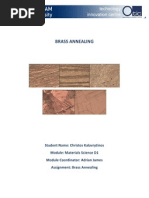 Brass Annealing