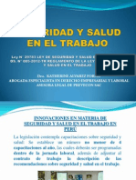 Seguridad y Salud en El Trabajo