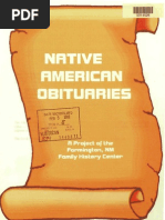 Download Native American Obituaries by Jim Heddell SN109032703 doc pdf