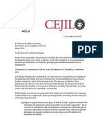 Organismos internacionales publican carta abierta al presidente Humala contra indulto a Fujimori
