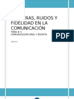 Barreras y Ruidos y Fidelidad en La Comunicacion