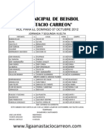 Rol Jornada 7 Segunda Vuelta