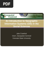 GIS in Social Science Workshop Presentation