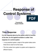 Time Response of Control Systems - by Sayyan